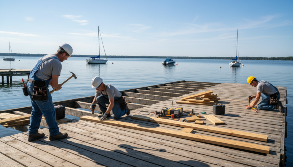 dock repair vs replacement cost which is better