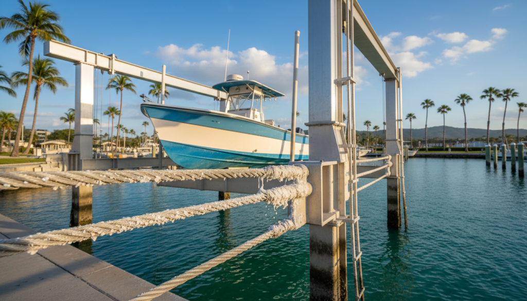 how long does a boat lift last in saltwater conditions
