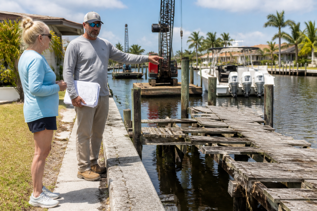 How to choose pier contractors in Cape Coral, FL for a lasting waterfront build